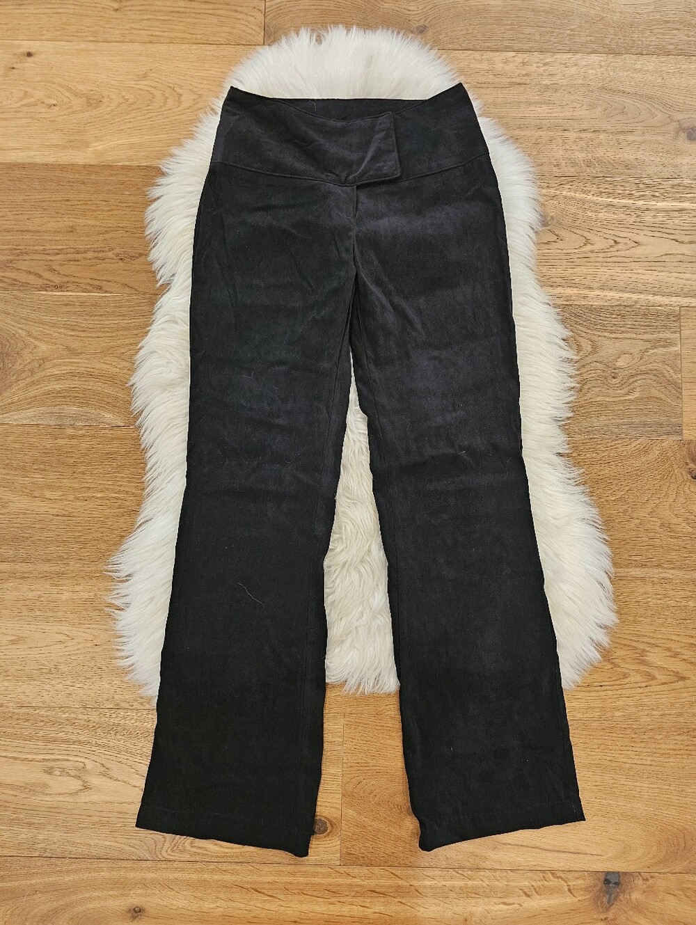 Vintage the clothing company Black Suede/Velvet Pants